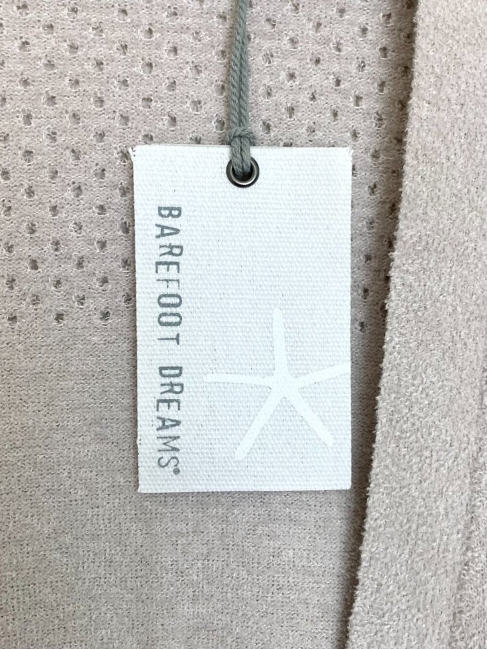 BAREFOOT DREAMS CozyChic Ultra Lite Open Stitch Cardigan Duster Size M Silver - Picture 4 of 12